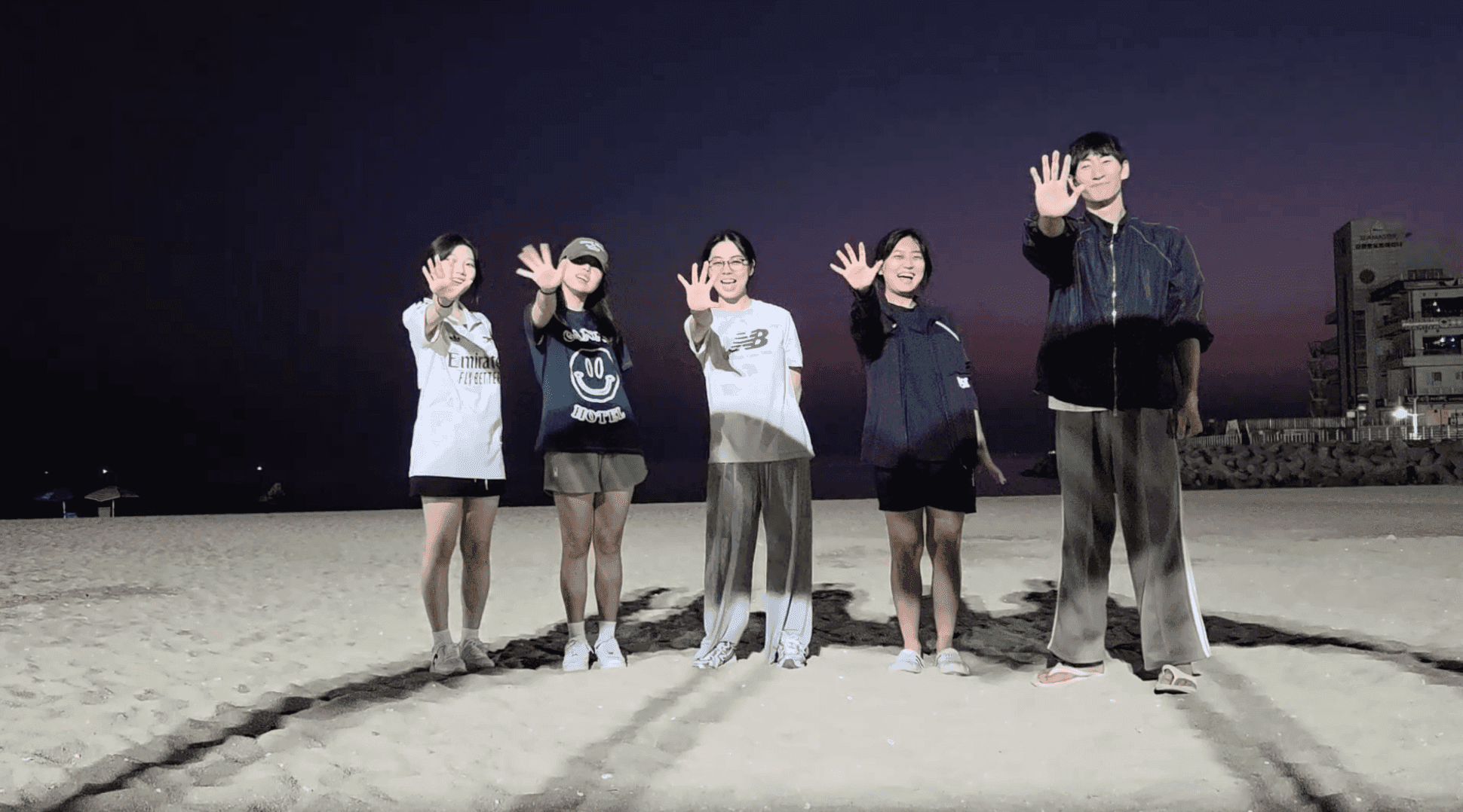 강릉 안목해변 새벽 플로깅