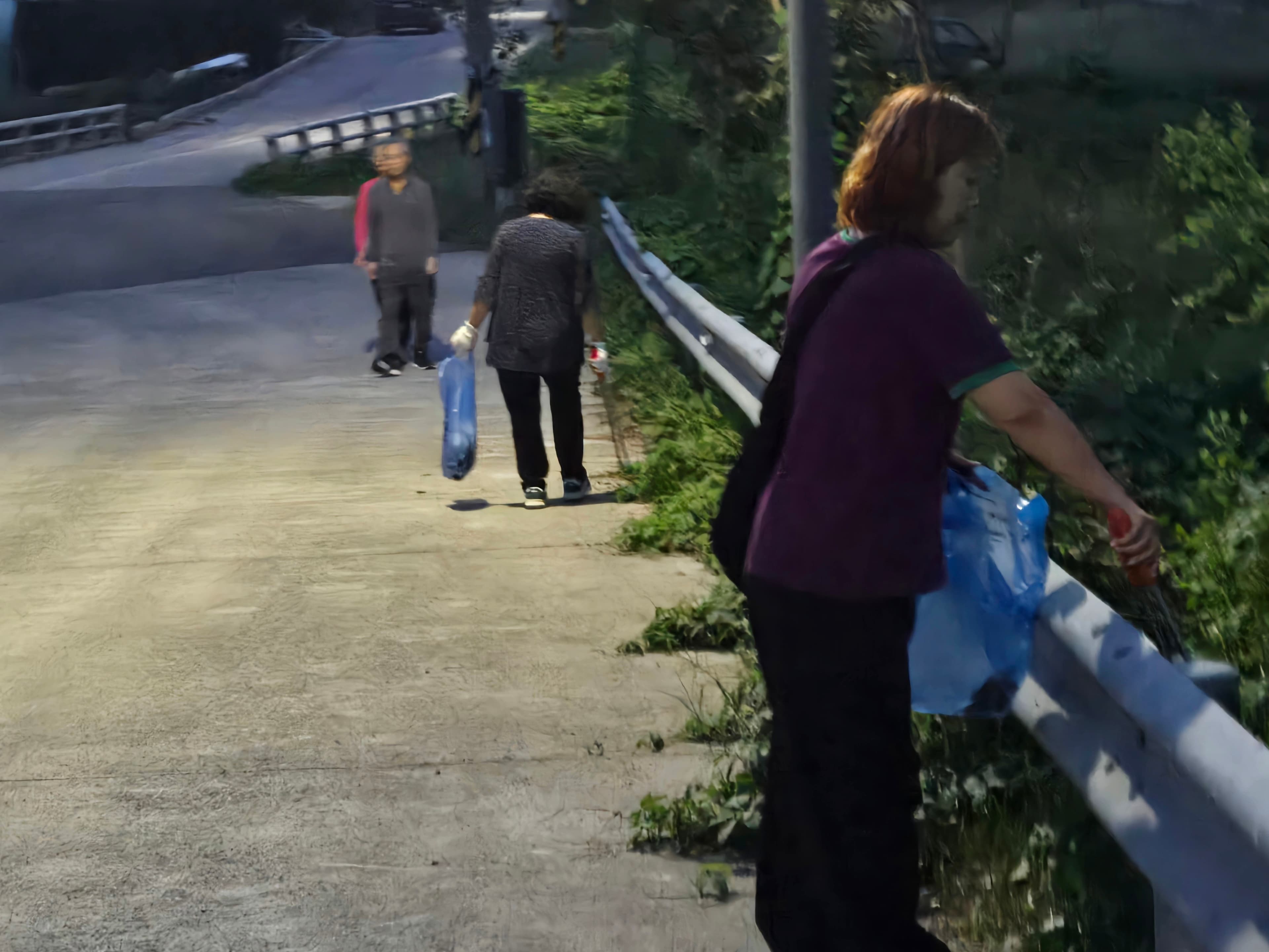 철마천 환경 답사와 쓰레기 줍기2