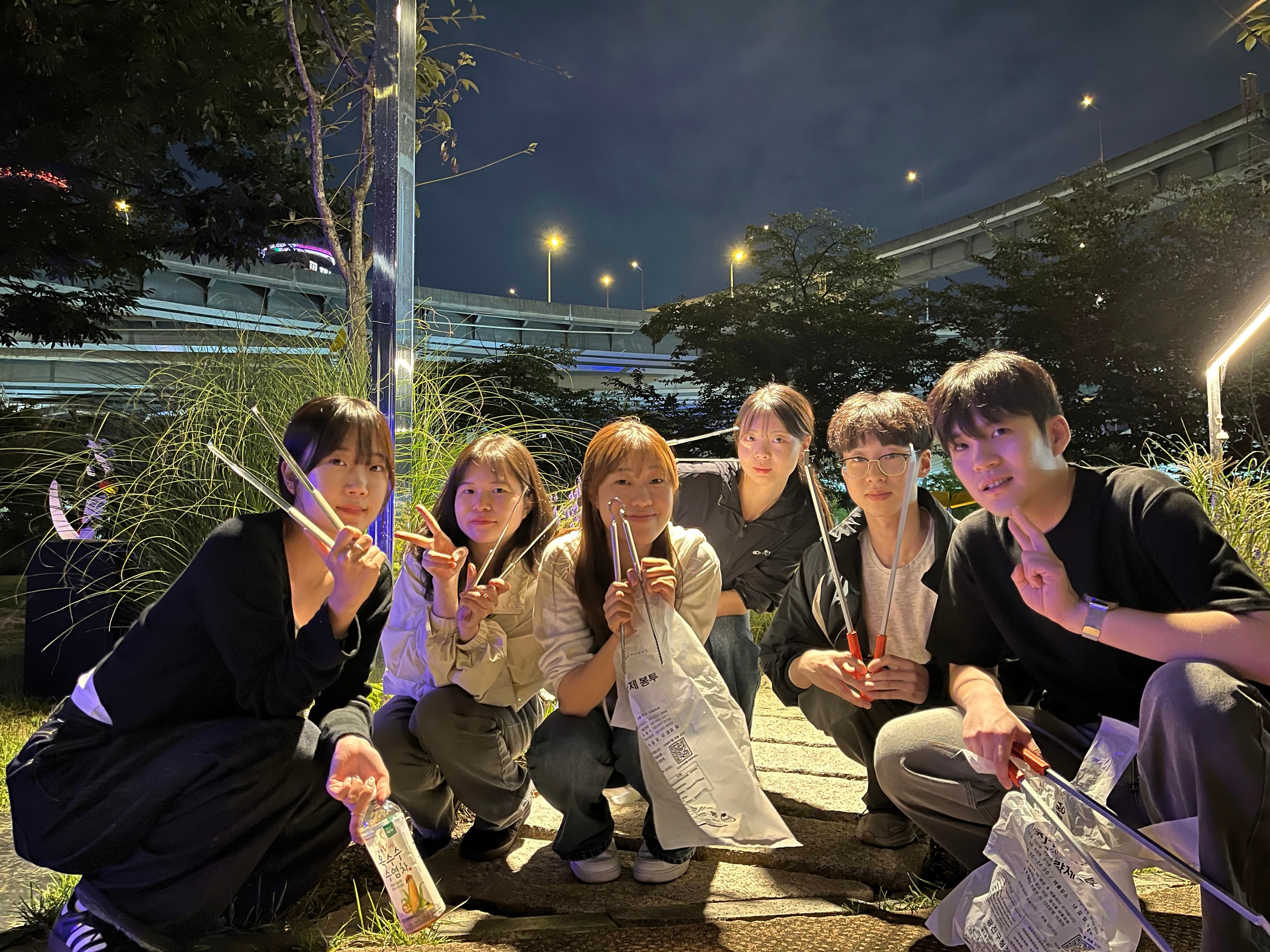 뚝섬한강공원 생태복원 프로젝트 최종 활동: 음식물 분리배출 유도와 플로깅