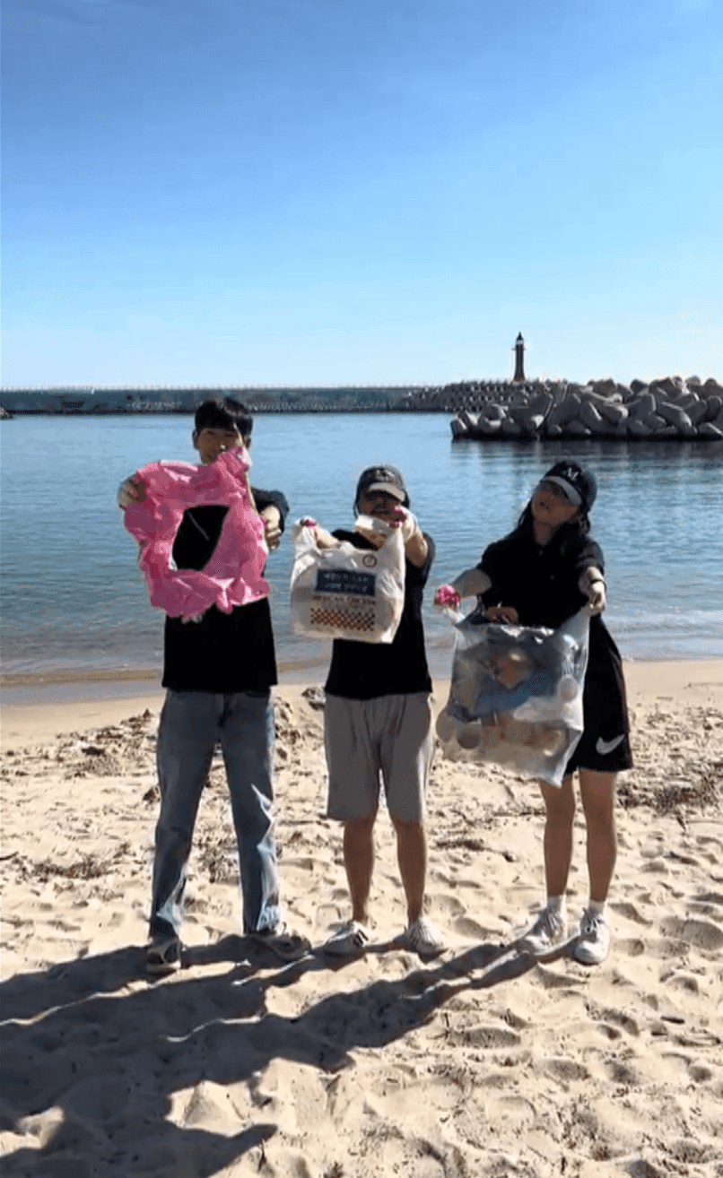 파랑을 되살리는 강릉 사천해변 플로깅